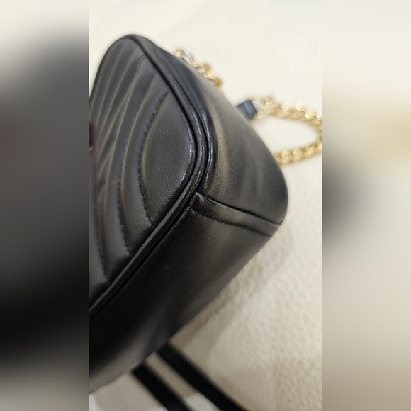 Authentic Prada Diagramme Crossbody Black Calf Leather Dust bag Receipt Card - Picture 6 of 14